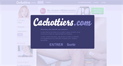 Desktop Screenshot of cachottiers.com