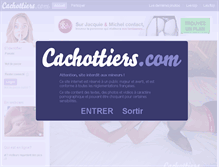 Tablet Screenshot of cachottiers.com